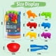 thumbnail image 2 of Raeqks Contar Clasificar Juguetes Emparejar Juguetes Apilar con Tazones Actividades De Aprendizaje Preescolar Juego Sensorial Educativo Montessori Tallo De Juguete Juegos De Guardería Animales Regalos, 2 of 5