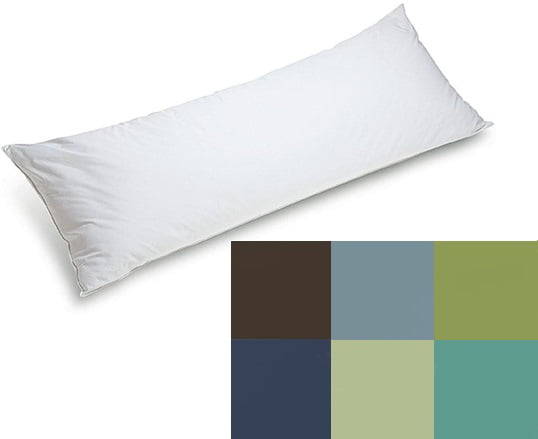 White Details about   American Pillowcase Body Pillow Cover 21 by 60 Inch 300 Thread Count 
