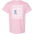 thumbnail image 3 of Inktastic ALS Awareness Strength Courage Support T-Shirt, 3 of 5