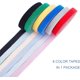 thumbnail image 3 of Correas de cable reutilizables con 6 rollos de cinta de sujeción de nailon con velcro, organizador de cables para gestión de cables, rollo de 118" para bricolaje, 3 of 7