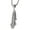 Silver, variant on Women Men's Fish Koi Pendant Necklace Stainless Steel Personalized Link Collarbone Chain Jewelry Silver