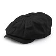 thumbnail image 5 of Minzimin Men's 8 Piece Newsboy Flat Cap Cotton Newsboy Gatsby Ivy Cap Cabbie Driving Hat Octagonal Golf Beret Hat, 5 of 6
