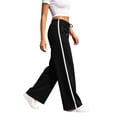 thumbnail image 4 of Guluxicc Womens Athletic Pants with Pockets Pull On Loose Straight Leg Trousers for Jogging Running Everyday Summer Fall, 4 of 7