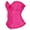 Red, variant on Corset Tops for Women Bustier Shapewear Lingerie Lace Waist Push Up Bodysuit (Wine, S)