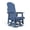 360°Navy Blue, variant on Innovaze Poly Lumber 360°Swivel Patio Glider Chair, HIPS All-Weather Resistant for Outdoor, Poly Lumber Porch Swivel Chair, Navy Blue