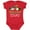 Red, variant on Inktastic Oktoberfest Squad- Cute Dachshunds in German Costumes Boys or Girls Baby Bodysuit