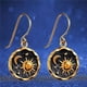 thumbnail image 3 of Nvzi Pendientes colgantes de sol y luna, pendientes redondos con forma de gota, pendientes de gancho bohemios, pendientes llamativos (dorados), 3 of 5