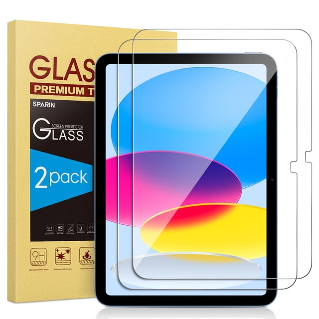 Protector de pantalla SPARIN para iPad 11.ª/10.ª generación, 11"/10,9", 2 unidades