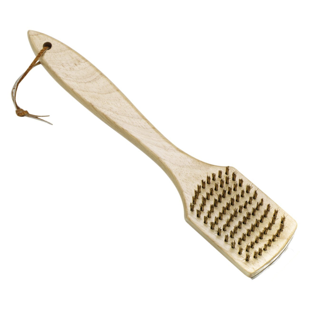 Details about   Norpro Deluxe 12 Inch Brass Bristle Summer BBQ Grill Brush with Metal Scraper 