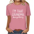 thumbnail image 1 of LSLJS Mode Femmes Col Rond Manches Courtes Imprimé T-Shirt Blouse Décontractée Hauts, Cadeaux pour Femmes, 1 of 4