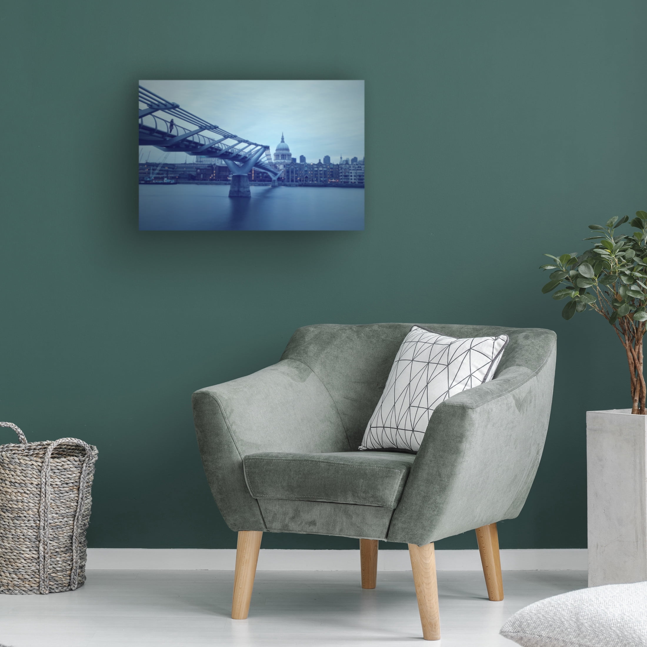 Canvas Wall Art - Ursula Rodgers 'Bridge Of Ghosts' Wall Art for Living Room, Bedroom, or Office Décor by Trademark Fine Art - 24 x 16 Inches