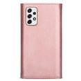thumbnail image 3 of Allytech Galaxy A53 5G Case with Zipper Wallet, Crossbody Strap Hand Strap PU Leather Folding Stand Shockproof Anti-scratch Protection Cards Holder Wallet Case Cover for Samsung Galaxy A53 5G,Rosegold, 3 of 6