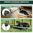 thumbnail image 5 of FXW TitanNest Chew-Proof Elevated Dog Bed, Raised Cot for Indoor/Outdoor/Camping Use, Durable & Washable Padded Pet Bed for Medium Dogs, 41.0" L x 27.0" W x 5.0" H, Gray, 5 of 6