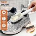 thumbnail image 2 of 2-in-1 Scrub Suede Shoe Brush with Eraser, Multifunction Cleaner, Black, 2 of 7