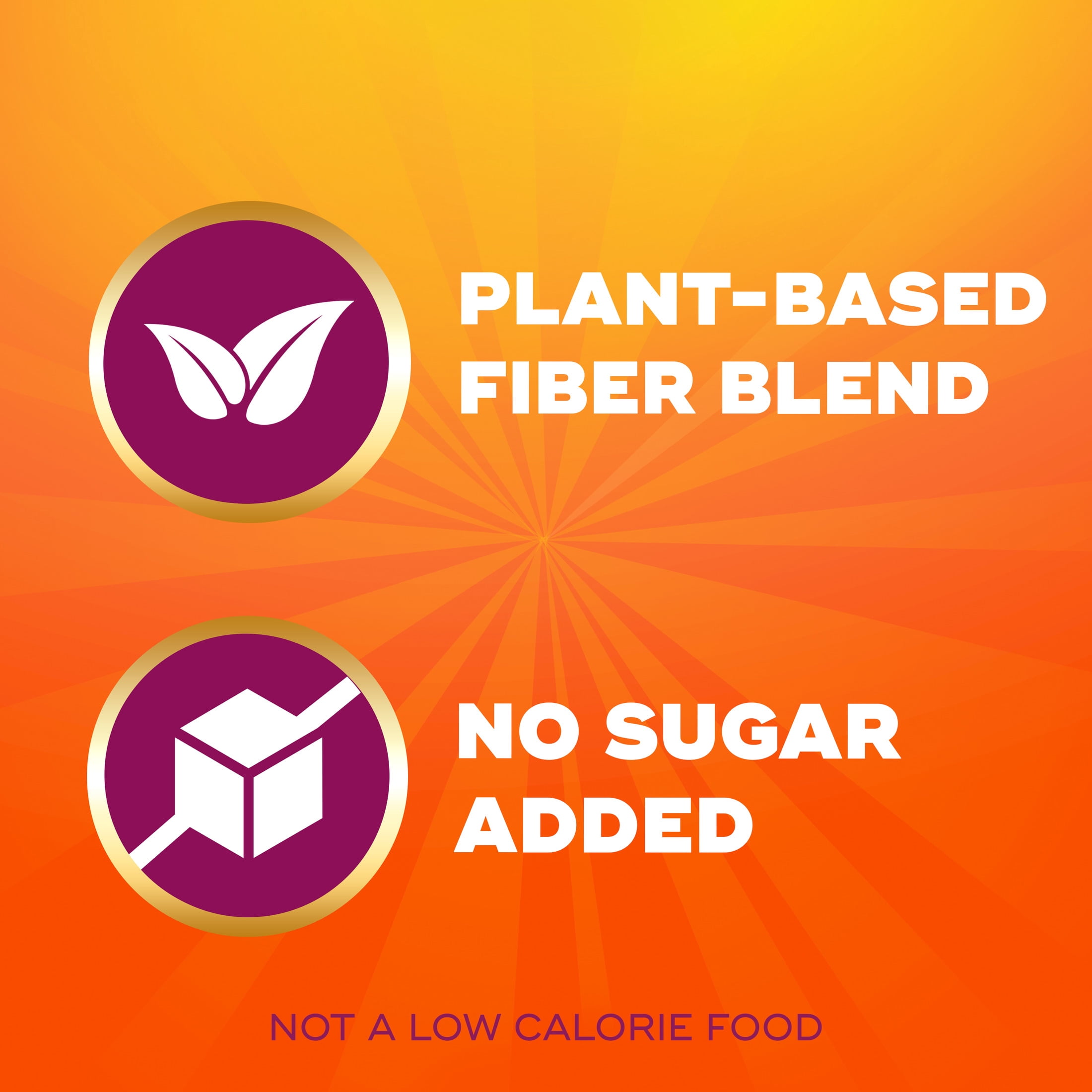 Metamucil Fiber Gummies, Sugar Free, Orange, 72 Count