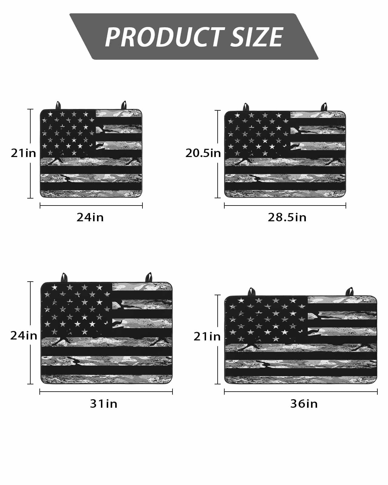 Stove Top Covers for Electric Stove, American Rustic Flag, Glass Stovetop Cover Protector, Independence Day USA Star Stripes Flag Induction Cooktop Protector Oven Mat for Kitchen Countertop 24"x21"