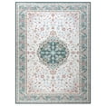 thumbnail image 2 of Wondo Bohemian Machine Washable Area Rug for Living Room, Green, 6' x 9', 2 of 7