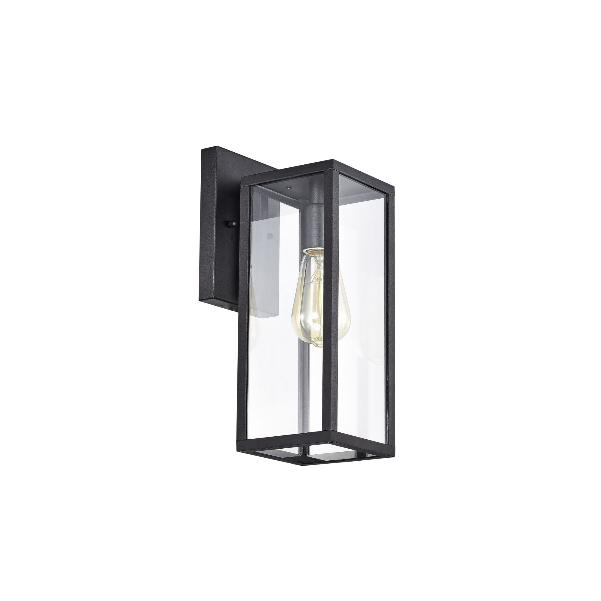 Outdoor Wall Light,Waterproof Outdoor Wall Lamps Porch Lights Wall Lantern, Wall Sconce with Seeded Glass Shade
