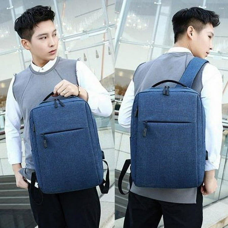 Sinhoon Laptop Backpack 16.5 Inch Travel Backpack Laptop Bag with USB Charging Port Business School Casual Backpacks for Women Men Blue Walmart