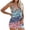 Blue, variant on Women's Camisole Tank Top Summer Knit Racerback Loose Stripe Sleeveless Vest Undershirt