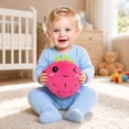 thumbnail image 5 of Magic Touch Interactive Music Plush Toy, 2Pcs Soft Baby Musical Sensory Toy with Sound, Educational Learning Multiplayer Interactive Play, Birthday for Toddler Kids (Pink Strawberry), 5 of 7