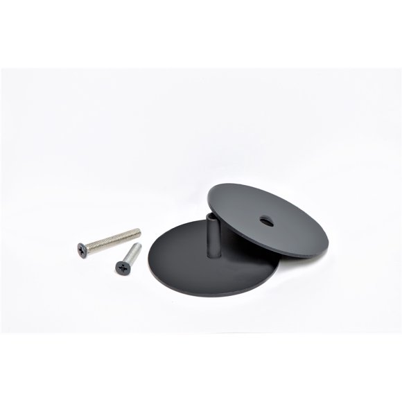 Door Knob Filler Plate | Dummy Deadbolt Lock Cover | No Show Screws | 2-5/8" Diameter | Adjustable Filler Plate | 1 Pack