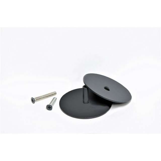 Plaque de Remplissage de Bouton de Porte / Verrou de Pêne Dormant Factice / Vis Invisibles / Diamètre 2-5/8 Pouces / Plaque de Remplissage Réglable / 1 Pack