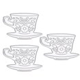thumbnail image 1 of Troqueles de corte de taza de té, plantilla de Metal delgada, Simple, práctica, duradera, resistente, 1 of 5