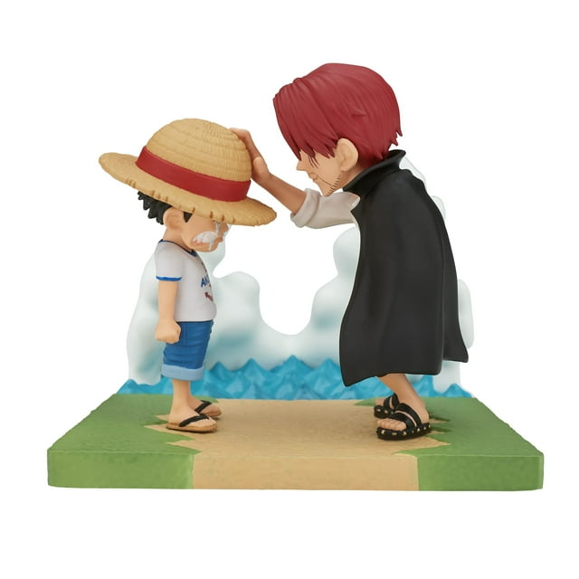 Figura coleccionable Banpresto One Piece Log Stories Luffy & Shanks