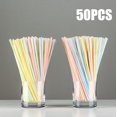thumbnail image 1 of 50-1000 Uds pajitas coloridas Multicolor para suministros para fiesta de boda pajitas de cocina para bebidas pajitas para beber cócteles, 1 of 5