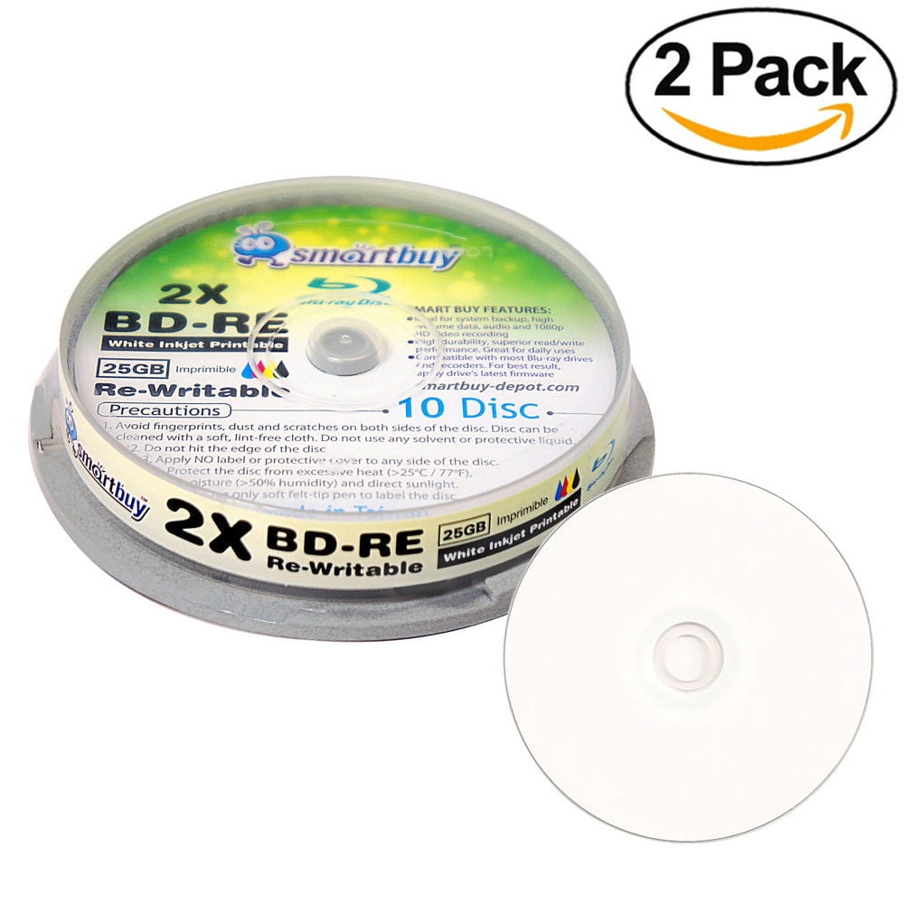 Blu-Ray Discs 50-Pack RiData 25GB Blu-ray BD-R Discs - 4x Speed