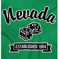 thumbnail image 2 of Nevada Cute Lucky Dice Souvenir Plus Size Crewneck Graphic Tee Shirt Brisco Brands 4X, 2 of 3