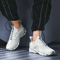 thumbnail image 4 of Men's Casual Runing Trainers Sneakers Breathable Mesh Blade Shoes Lightweight Sports, 4 of 10