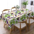 thumbnail image 2 of Cartoon Eggplant Pattern Tablecloth Rectangle Waterproof Spill-Proof Table Cloth Cover For Kitchen Dining Farmhouse Party Wedding Outdoor Picnic Camping 54x72in, 2 of 7