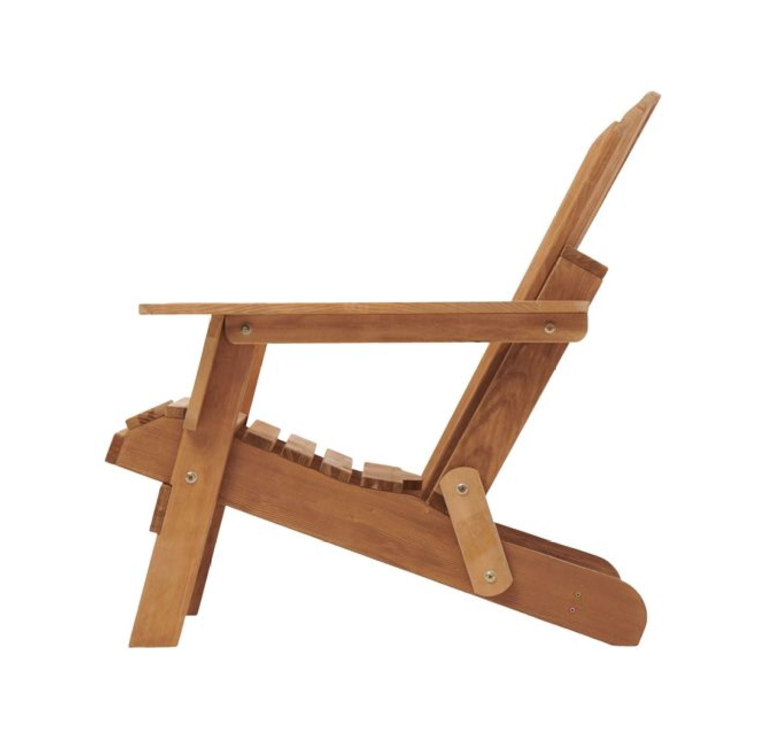 Oversize Wooden Outdoor Folding Adirondack Chair with Pre-Assembled BackRest & SeatBoard, Wood Patio Chair for Garden Backyard Porch Pool Deck Firepit