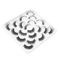 thumbnail image 1 of Pestañas Postizas, Pestañas Postizas Rizadas, 10 Pares Para Uso En Citas ANGGREK Natural False Eyelashes, 1 of 8
