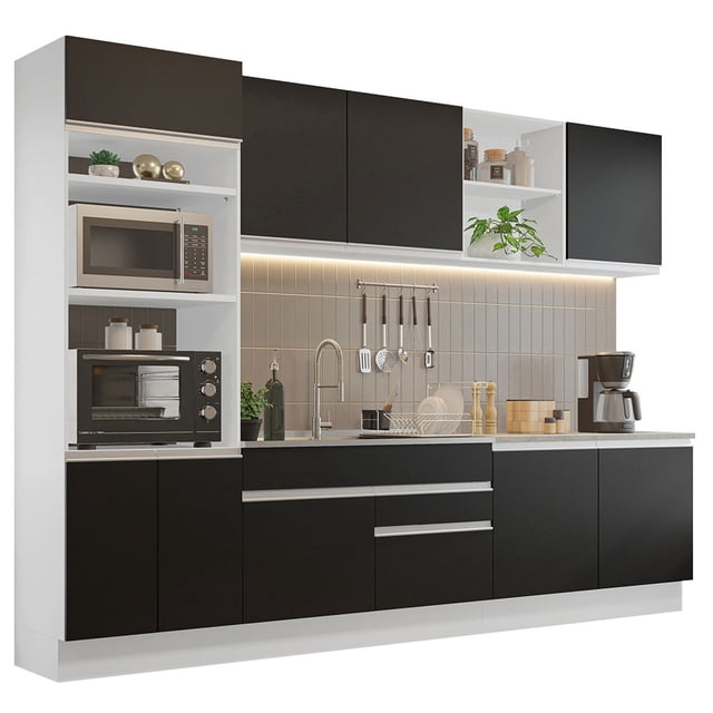 Cocina Integral Completa Modular Madesa Glamy 310cm BN 02