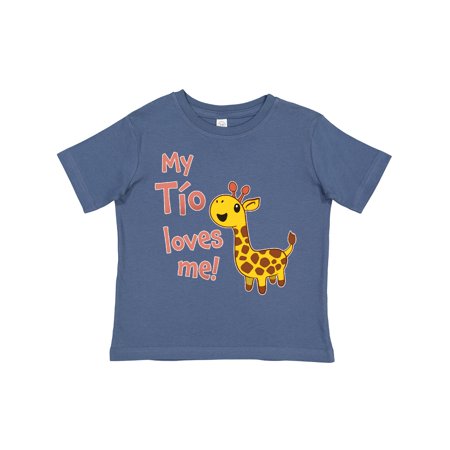 

Inktastic My Tío Loves Me- Cute Giraffe Gift Toddler Boy or Toddler Girl T-Shirt