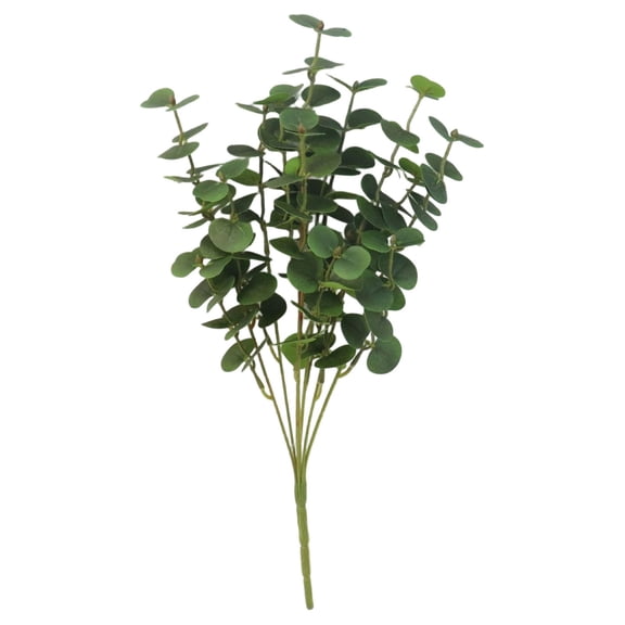 18.5 Inch Fade Resistant Artificial Greenery Plants, Plastic Fake Shrub for Front Porch Patio Garden Indoor Outdoor Decor