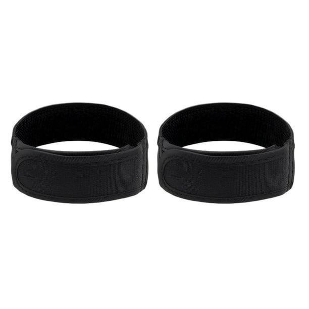 Cinturón elástico Qarigey 2 piezas Unisex negro con hebilla de tela transpirable