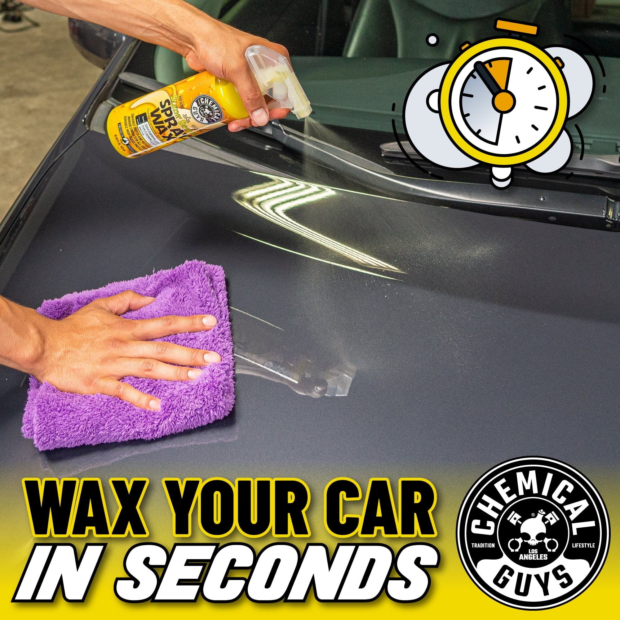 Chemical Guys on X: Have you tried Blazin Banana Spray Wax? Everyone loves  it! from @immaculater - Got the fiancé's Jeep all shined up with @ chemicalguys blazin banana spray wax. #chemicalguys #detailgarage #