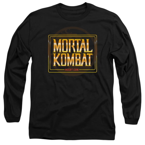 Mortal Kombat Klassic - Insert Coin - Long Sleeve Shirt - X-Large