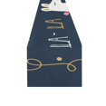 thumbnail image 2 of MKHERT Christmas or Winter Holidays Card Llama Table Runner for Office Kitchen Dining Room Wedding Party 16x72 inch, 2 of 4