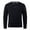 Black, variant on fheaev Sweater for Men Fall Soft Classic Pullover Top Men Solid Color Elastic Knit Warmth Tight-Fitting Casual Round-Neck Sweater