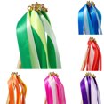 thumbnail image 2 of Bangcool 50PCS Ribbon Wands Decorative Colorful Ribbon Sticks Wedding Party Favors, 2 of 10