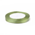thumbnail image 2 of 1Group Single Face Satin Ribbon Polyester Ribbon Yellow Green 25yards/roll(22.86m/roll), 2 of 3
