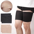 thumbnail image 1 of 2pcs Summer Women Anti Chafing Thigh Bands Slimmer Band High Elastic Silica Gel Anti-friction Protection Leg Warmer Plus Size, 1 of 3