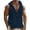 Navy, variant on Guluxicc Cotton Tank Tops for Men Drawstring Hooded Solid Color Shirts Regular Fit Summer Outdoor Casual Sleeveless Tops