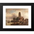thumbnail image 2 of Elias Pieter van Bommel 14x11 Black Modern Framed Museum Art Print Titled - Dordrecht (1871), 2 of 5