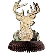 Rustic Wood Deer Centerpiece for Tables with Next Camo Design, Cut Timber Table Decor$$Home Decor, Kitchen, & Other
